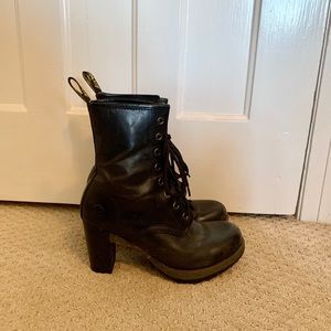 High Heeled Doc Martins